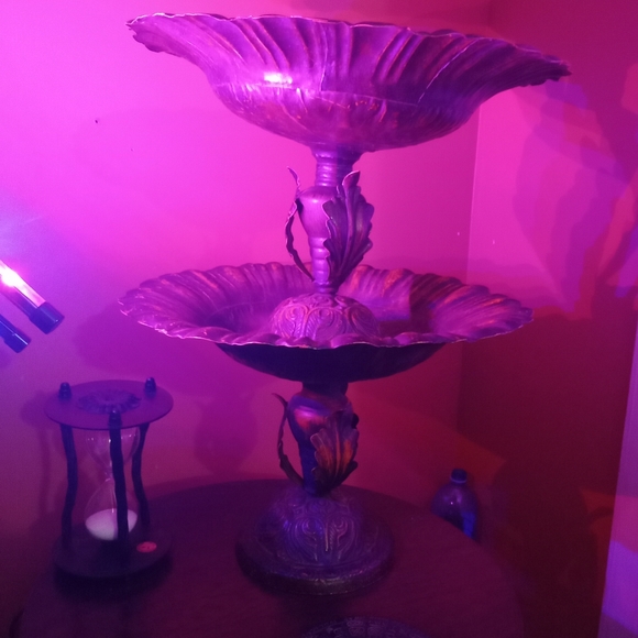 ANTIQUE BRONZE CUP MEGA FRUIT BOWL